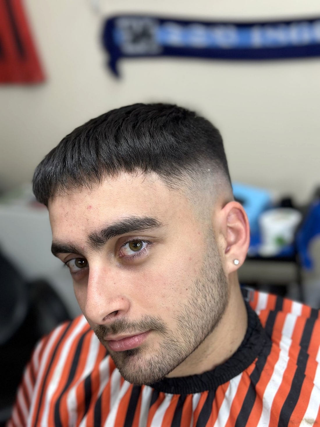 Ανδρικό κούρεμα με skin fade στο Massa Barber Shop